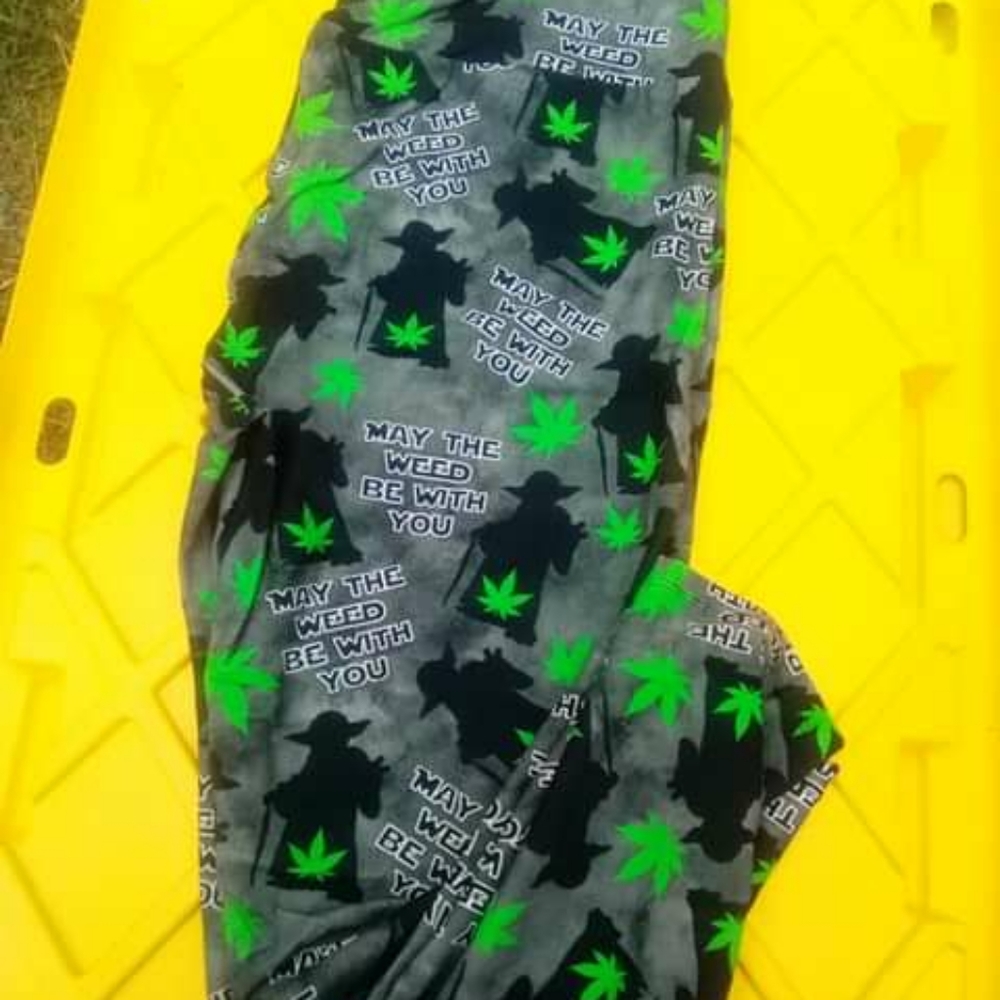 May the weed be with you tc legging